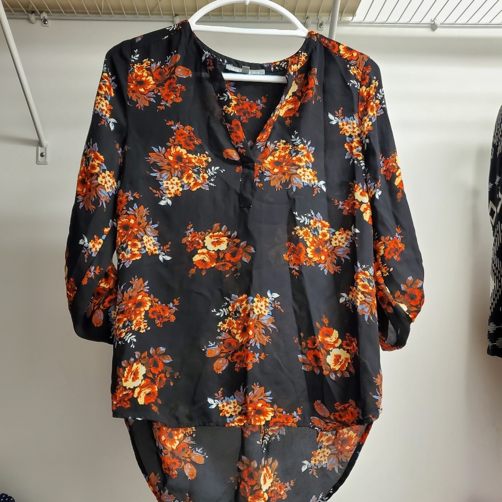 Womens 3/4 Sleeve Blouse